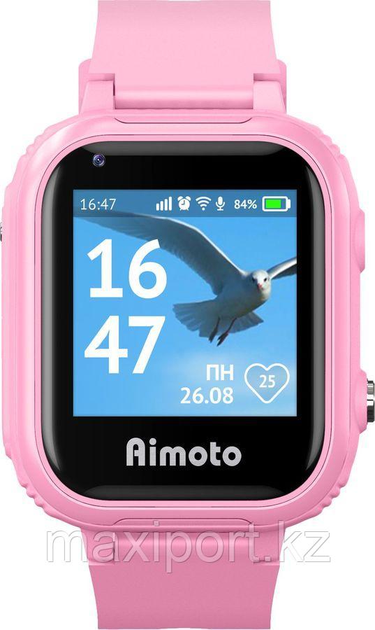 Детские умные с GPS и 4G часы Aimoto Pro2 розовые - фото 2 - id-p105420686