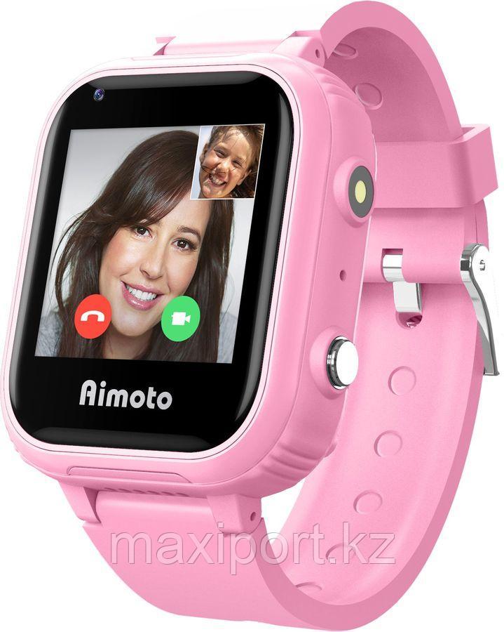 Детские умные с GPS и 4G часы Aimoto Pro2 розовые