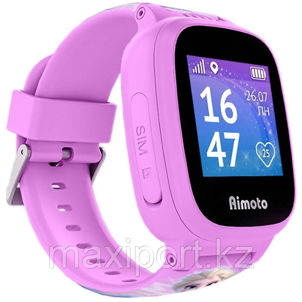 Детские умные GPS часы Aimoto Kid Mini(Эльза холодное сердце) розовые - фото 2 - id-p105420778