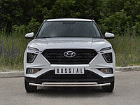 Защита переднего бампера d42 секции-d42 дуга секции Hyundai Creta 2021-по н.в