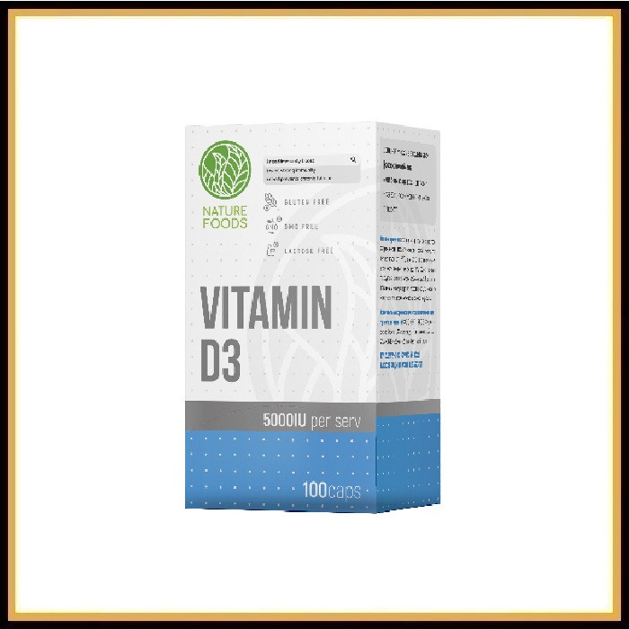 Nature Foods Vitamin D3 5000IU 100 капсул