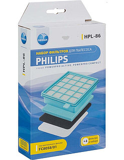 Фильтр пылесоса НЕРА Philips 140мм x 100мм x 30мм FC8470, FC8471, FC8472, 432200493801