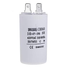 Конденсатор CBB60 10 мф 450V пластик