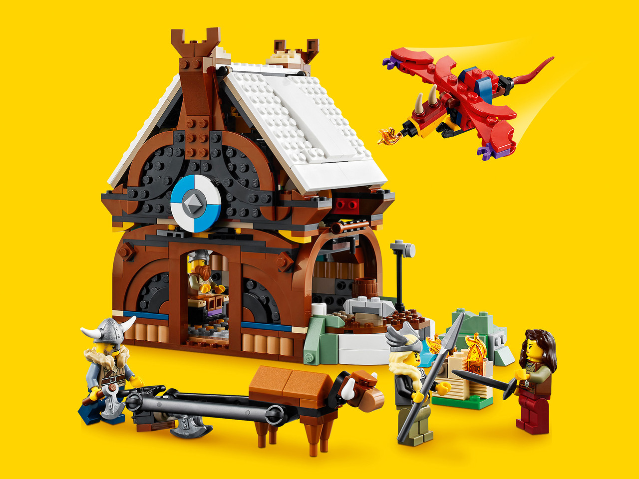 LEGO Creator 31132 Корабль викингов и Мидгардский змей, конструктор ЛЕГО - фото 5 - id-p105423381