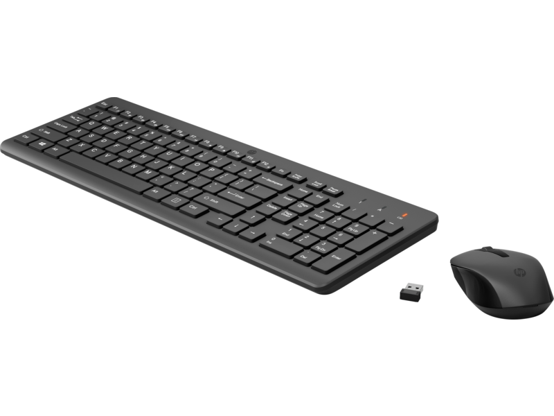 HP 2V9E6AA Комплект клавиатура + мышь беспроводные HP 330, цвет черный - фото 1 - id-p105423531