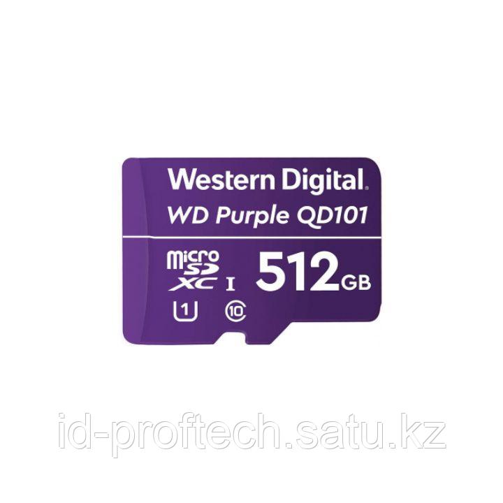 Карта памяти 512GB Western Digital Purple MicroSDHC Class 10 WDD512G1P0C - фото 1 - id-p105423748