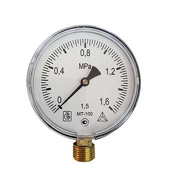 Манометр МТ-100 0-1,6 МПа. Республика Беларусь НП ООО "МЦ-Багория"