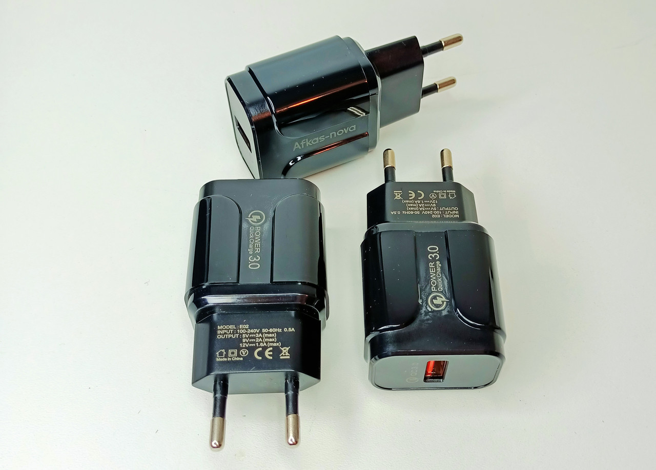 Зарядное устройство Afkas nova E02 Qualcom 3.0 с быстрой зарядкой 30w - фото 1 - id-p105423961