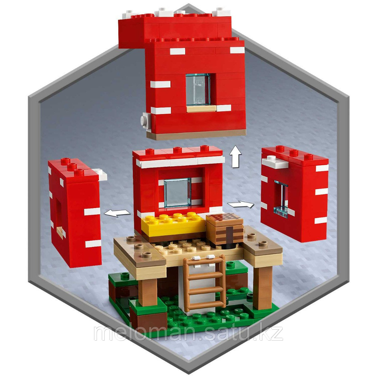 LEGO: Грибной дом Minecraft 21179 - фото 8 - id-p105434715