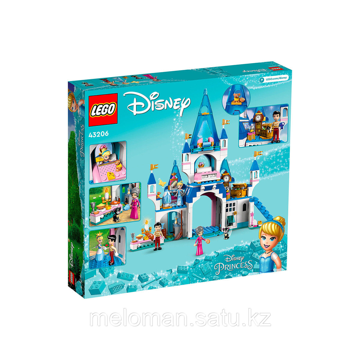 LEGO: Замок Золушки и Прекрасного Принца Disney Princess 43206 - фото 3 - id-p105435036