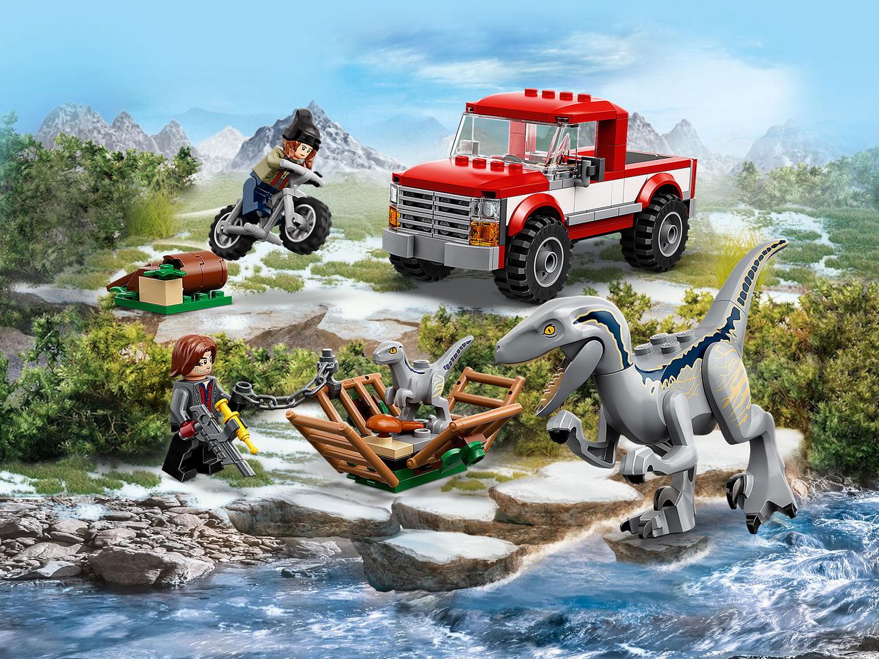 LEGO Jurassic World 76946 Блу и поимка бета-велоцираптора, конструктор ЛЕГО - фото 1 - id-p105435556