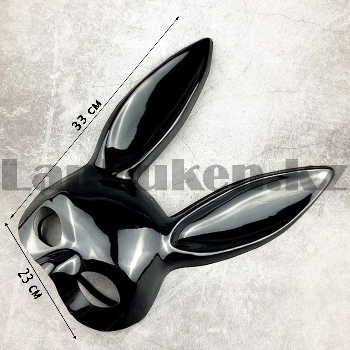 Маска Зайца карнавальная маска черная - фото 2 - id-p105435600