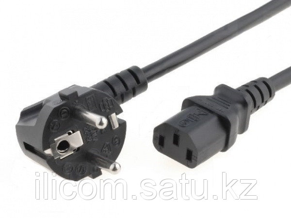 Кабель питания, power cord Schuko(CEE 7/7)-C13, 3x0.75mm², 2 метра