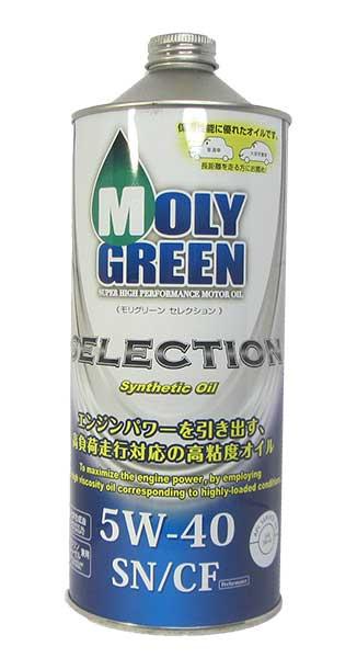 Моторное масло Moly Green Selection 5W40 SN/CF, 1л