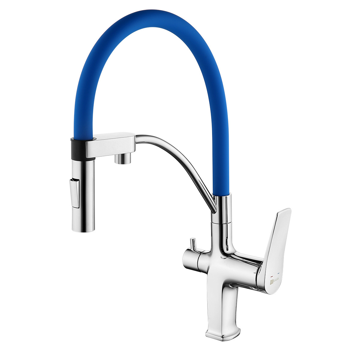 LM3074C-Blue Смеситель Lemark Comfort для кухни с подключением к фильтру с питьевой водой - фото 1 - id-p105438776