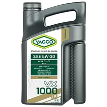 Моторное масло YACCO VX 1000 LE 5W30 5л