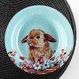 Тарелка суповая Доляна «Кролик», 300 мл, d=18,5 см, фото 2
