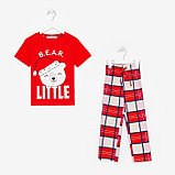 Пижама для девочки новогодняя KAFTAN "Bear", размер 28 (86-92), фото 7