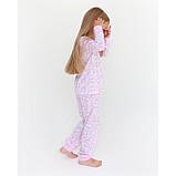 Пижама детская для девочки KAFTAN "Зайцы" рост 122-128 (34), фото 3