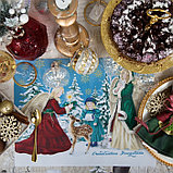 Салфетка новогодняя на стол «Счастливого Рождества», 30х40 см, оксфорд, полиэстер, фото 2