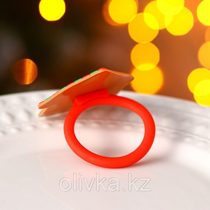 Кольцо для салфеток Доляна «Зимний домик», 6×6 см - фото 4 - id-p105472356