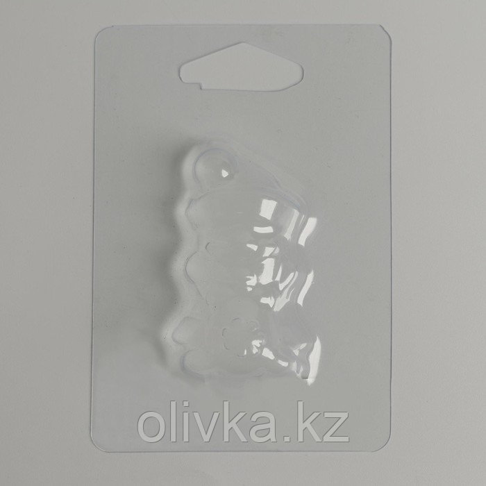 Пластиковая форма для мыла «Дед Мороз» 4.5х6.5 см - фото 2 - id-p105460444