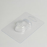 Пластиковая форма для мыла «Варежка», 4,5х3,5х1,5см, фото 3