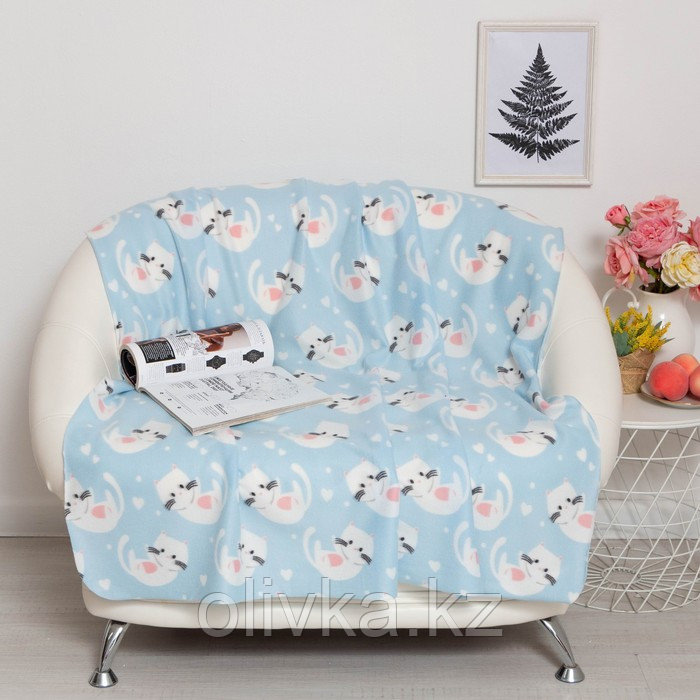Плед Cute 120x150см, флис 160г/м², 100% полиэстер
