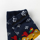 Носки детские махровые, цвет синий, размер 14-16, фото 2