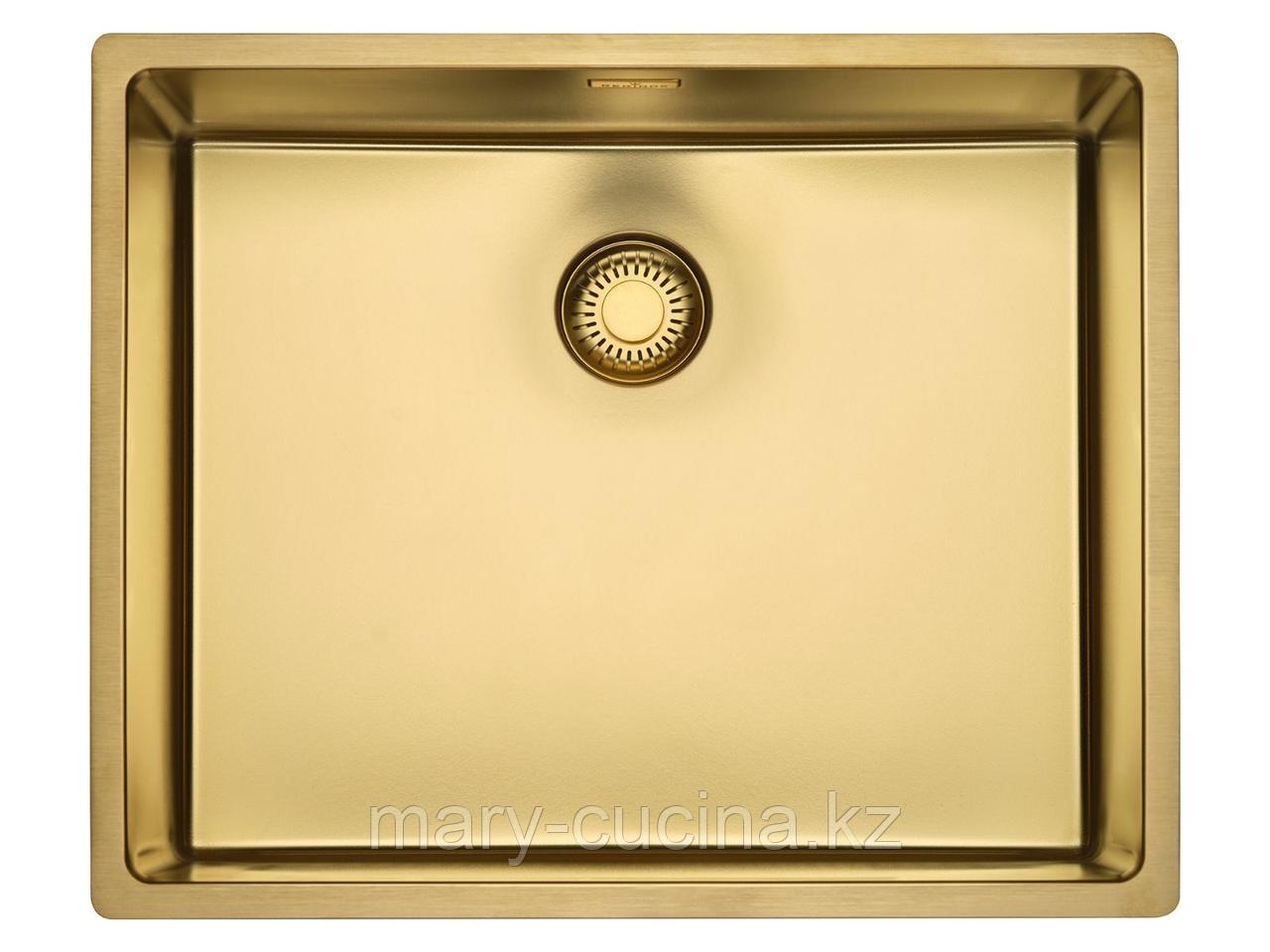 Кухонная мойка REGINOX New York 50x40 comfort gold (золото) Тройной монтаж