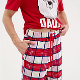 Пижама мужские KAFTAN "Bear", цвет красный, размер 56, фото 4