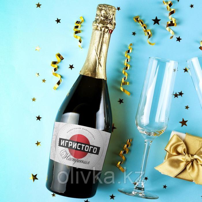 Наклейка на бутылку «Шампанское Новогоднее», размер 12 х 8 см. - фото 2 - id-p105452768