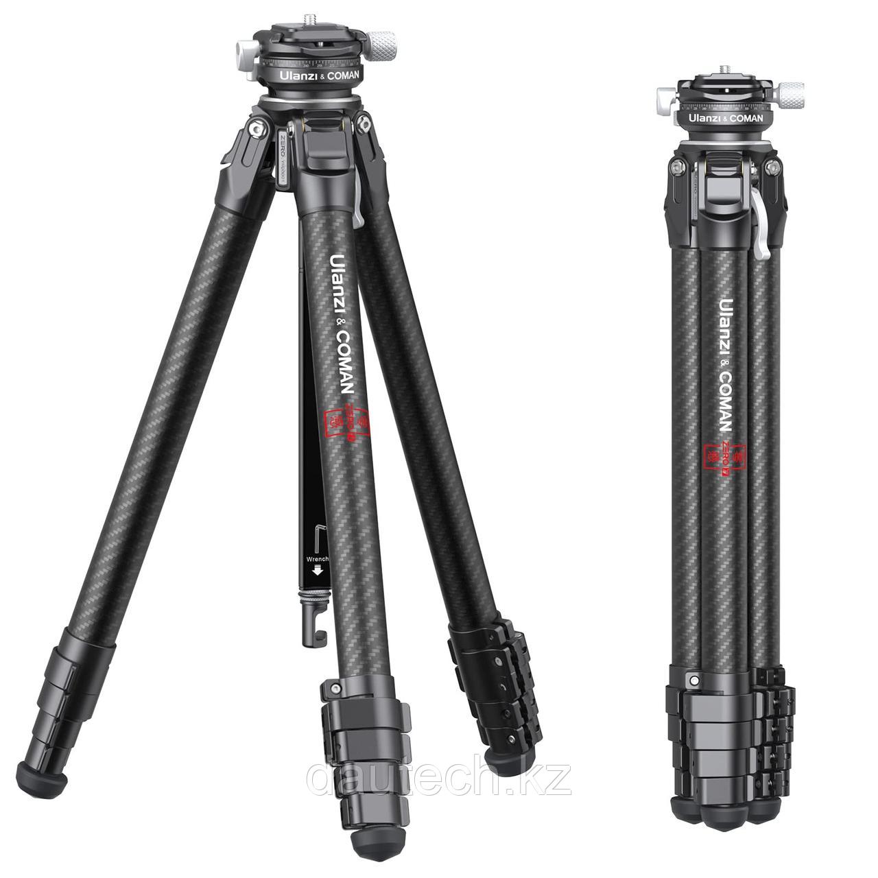 Трипод Ulanzi Zero-Y Carbon Fiber Lightweight Travel Tripod - фото 2 - id-p105445801