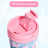 Термостакан с игрушкой «С Новым годом !», розовый, фото 4