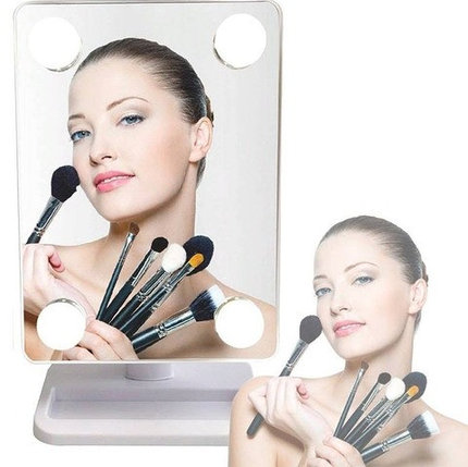 Зеркало для макияжа с подсветкой Cosmetie Mirror HH083 {увеличение 10x, наклон, вращение 360}, фото 2
