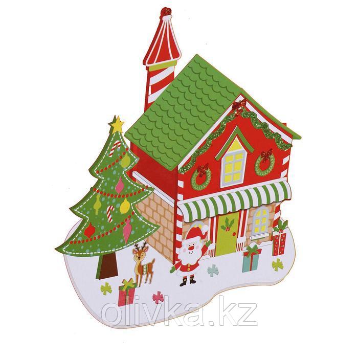 Набор для творчества - создай новогоднее украшение «Резиденция Деда Мороза» - фото 1 - id-p105455081