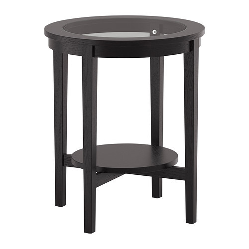 Придиванный столик МАЛМСТА черно-коричневый ИКЕА, IKEA