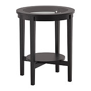 Столик придиванный МАЛМСТА черно-коричневый ИКЕА, IKEA 