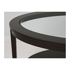 Придиванный столик МАЛМСТА черно-коричневый ИКЕА, IKEA, фото 2