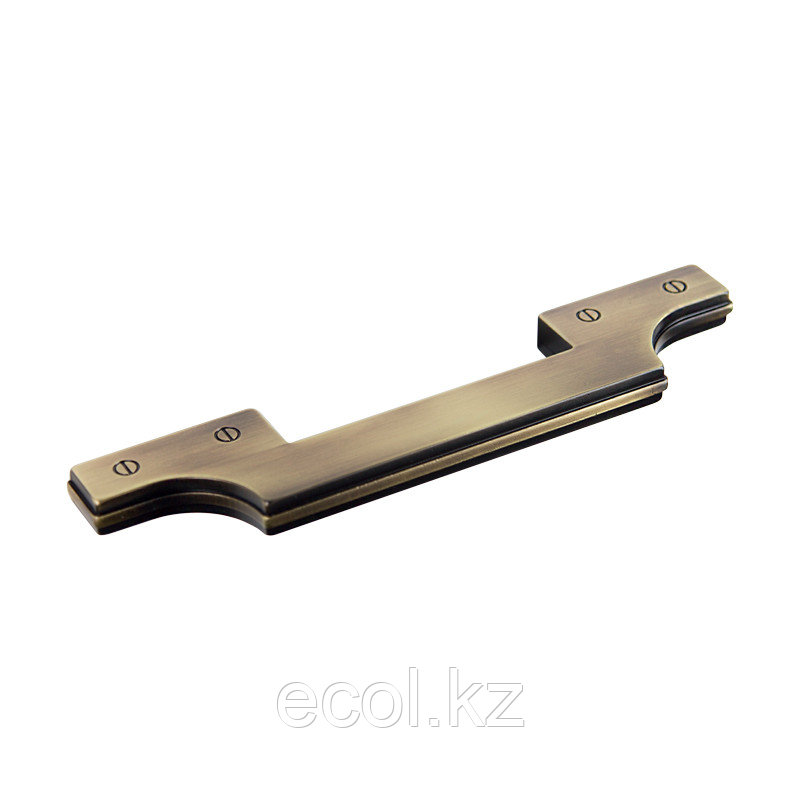 Мебельная ручка, замак, размер посадки 128 мм, цвет золото винтаж