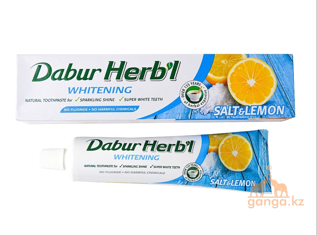 Зубная паста Соль и Лимон (Salt & Lemon DABUR HERB'L) 150г - фото 1 - id-p105481844