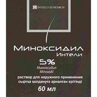 Миноксидил р-р д/мест прим 5% 60 мл фл