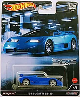 Hot Wheels Металлическая модель Bugatti EB110 '94, синий