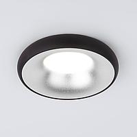 118 MR16/светильник встраиваемый/ серебро черный