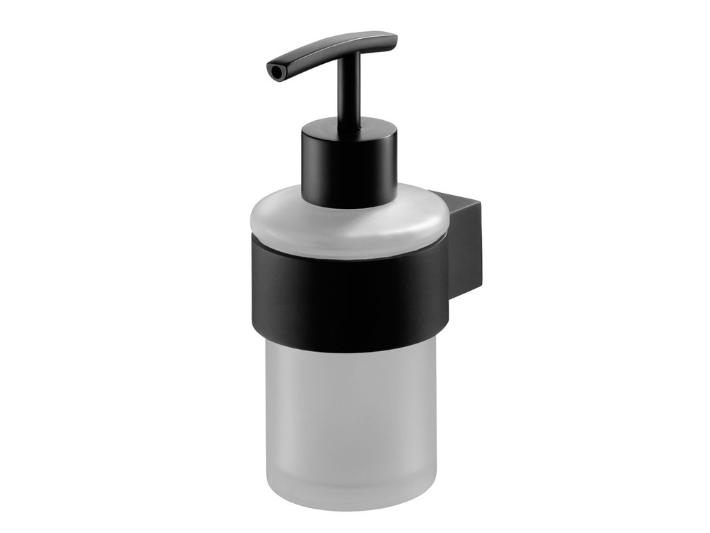 Дозатор BISK FUTURA BLACK для жидкого мыла 02953. Польша