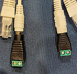 Комплект разъемов питания DC (мама+папа) штекер 2.1х5.5 с клеммной колодкой под винт, фото 9