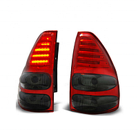 Задние фонари на Lexus GX470 2003-09 стиль GX (Красно-дымчатые)