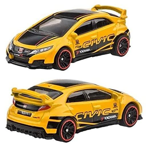 Hot Wheels Модель Honda Civic Type R, '16 желтый - фото 2 - id-p105435966