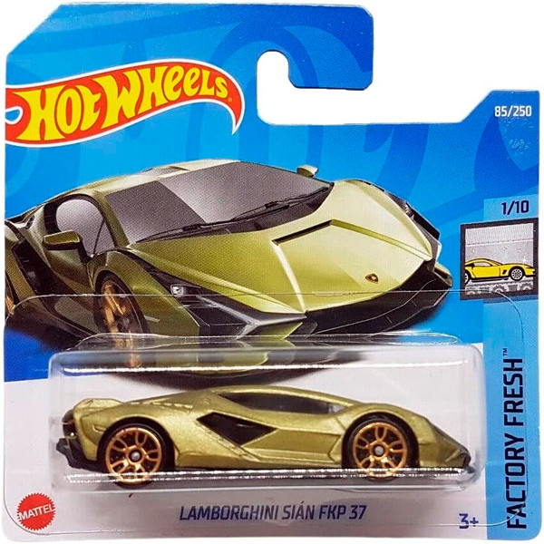 Hot Wheels Модель Lamborghini Sian FKP 37, зелёный - фото 1 - id-p105435970