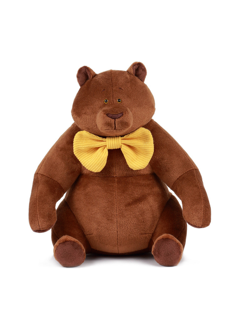 Kult Мягкая игрушка Медведь Mr. Brown в жилетке. 30 см., фото 1